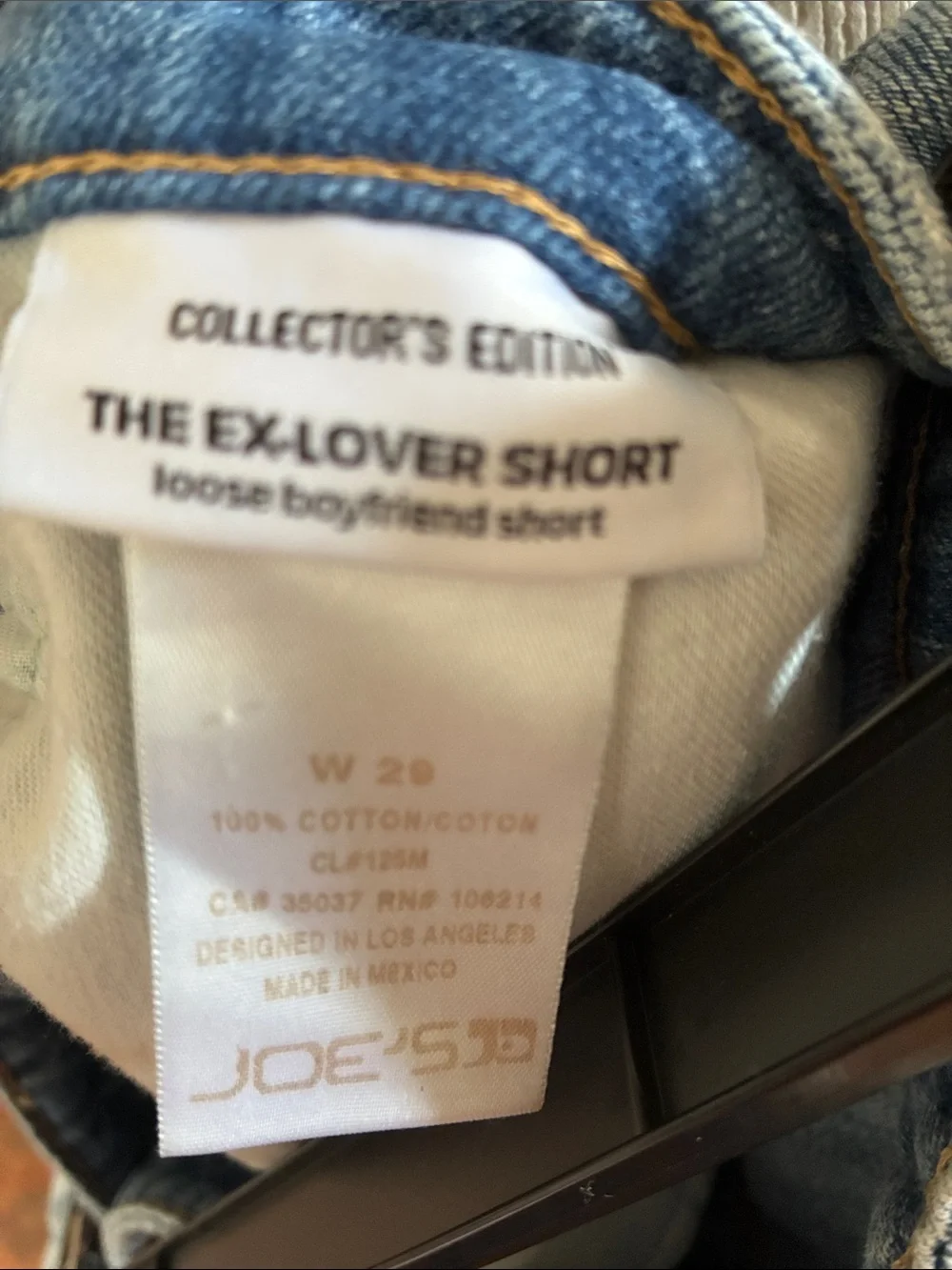 Joe's Jeans Light Blue Distressed Denim Shorts - Picture 6 of 11